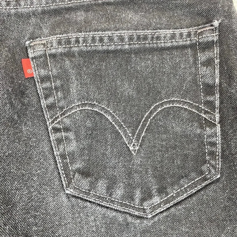 Vintage Levis 550 Jeans Mens 36X32 (33X31) Black USA Made Y2K Loose Straight Leg